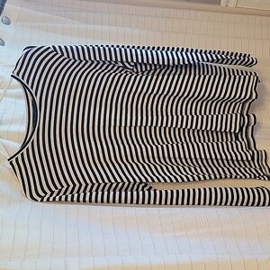 J Jill striped long sleeve tee